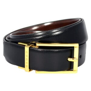 Black Leather Formal Belts