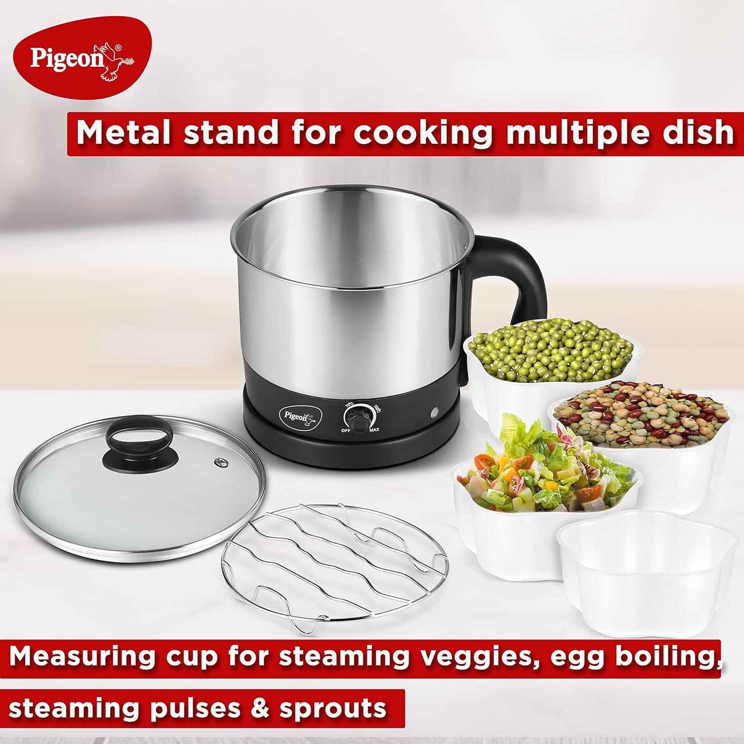 Pigeon Kessel Multi Electric Kettle??(1.2 L, Black) - Image 2