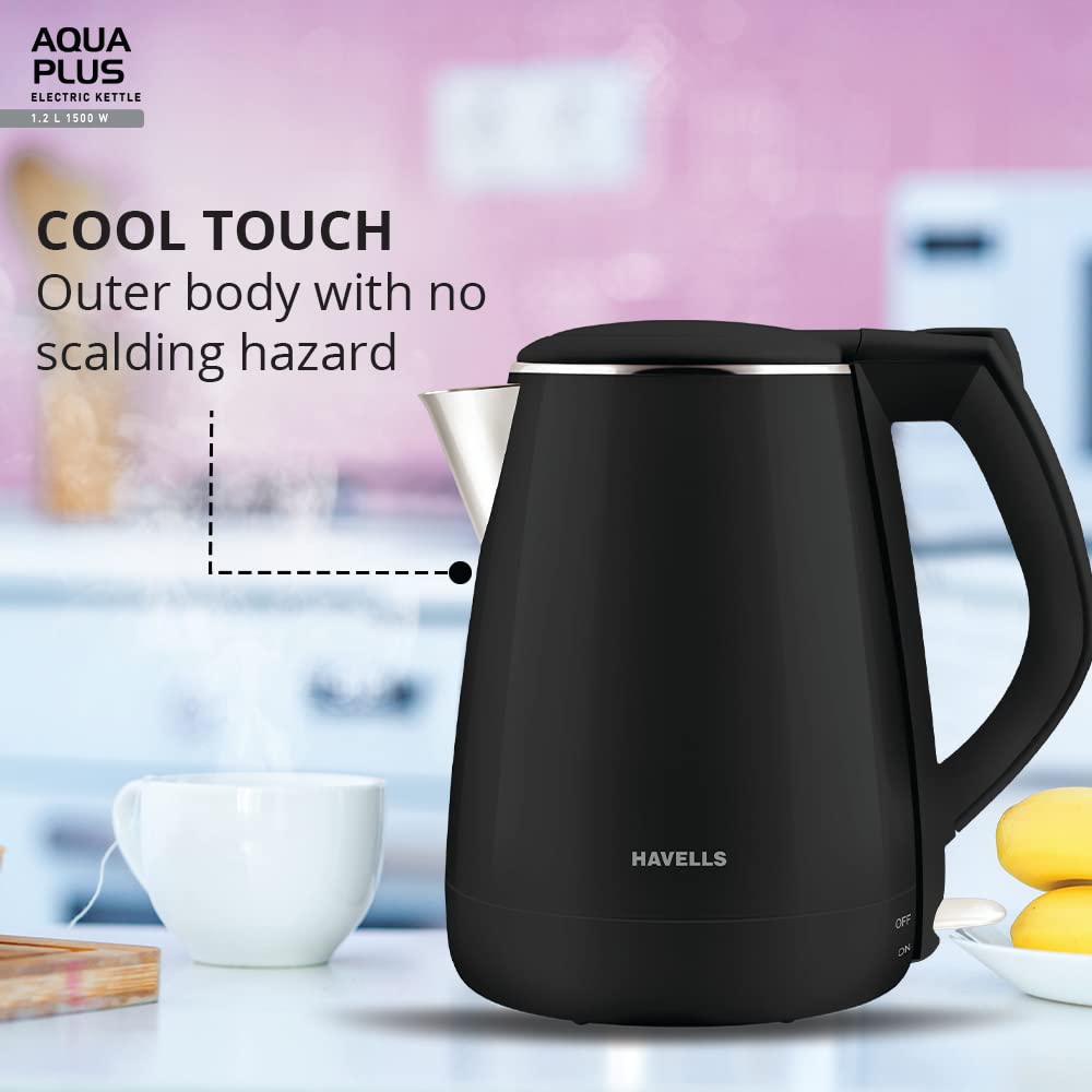 Havells Aqua plus 1500w Electric Kettle??(1.2 L, Black)