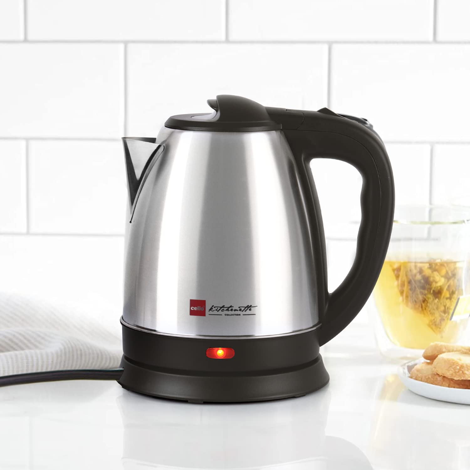 Cello Electric Kettle Quick Boil- Popular, Black, 1.5 Ltr Electric Kettle??(1.5 L, Black) - Image 2
