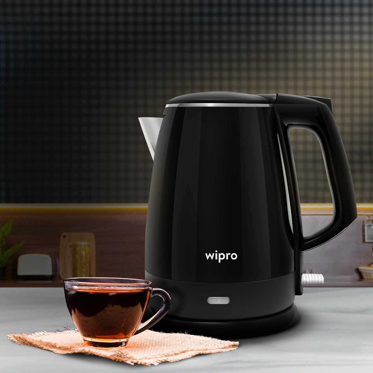Wipro BK205 Electric Kettle??(1.5 L, Black) - Image 2