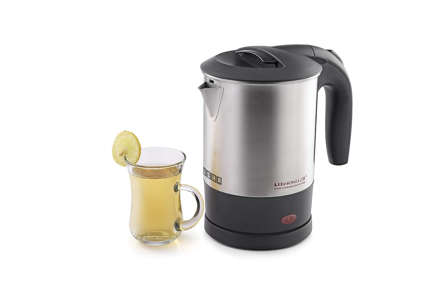 Usha 3710,1350W Electric Kettle??(1 L, silver with black) - Image 3