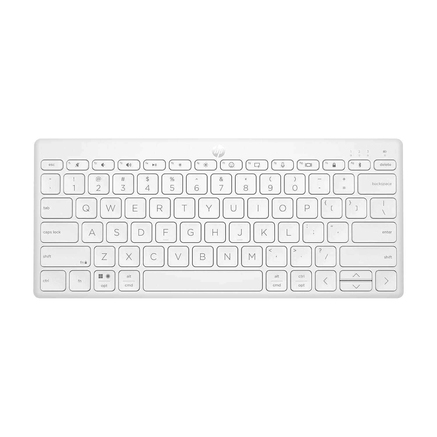 HP 350 Compact Multi-Device Bluetooth Laptop Keyboard??(White)