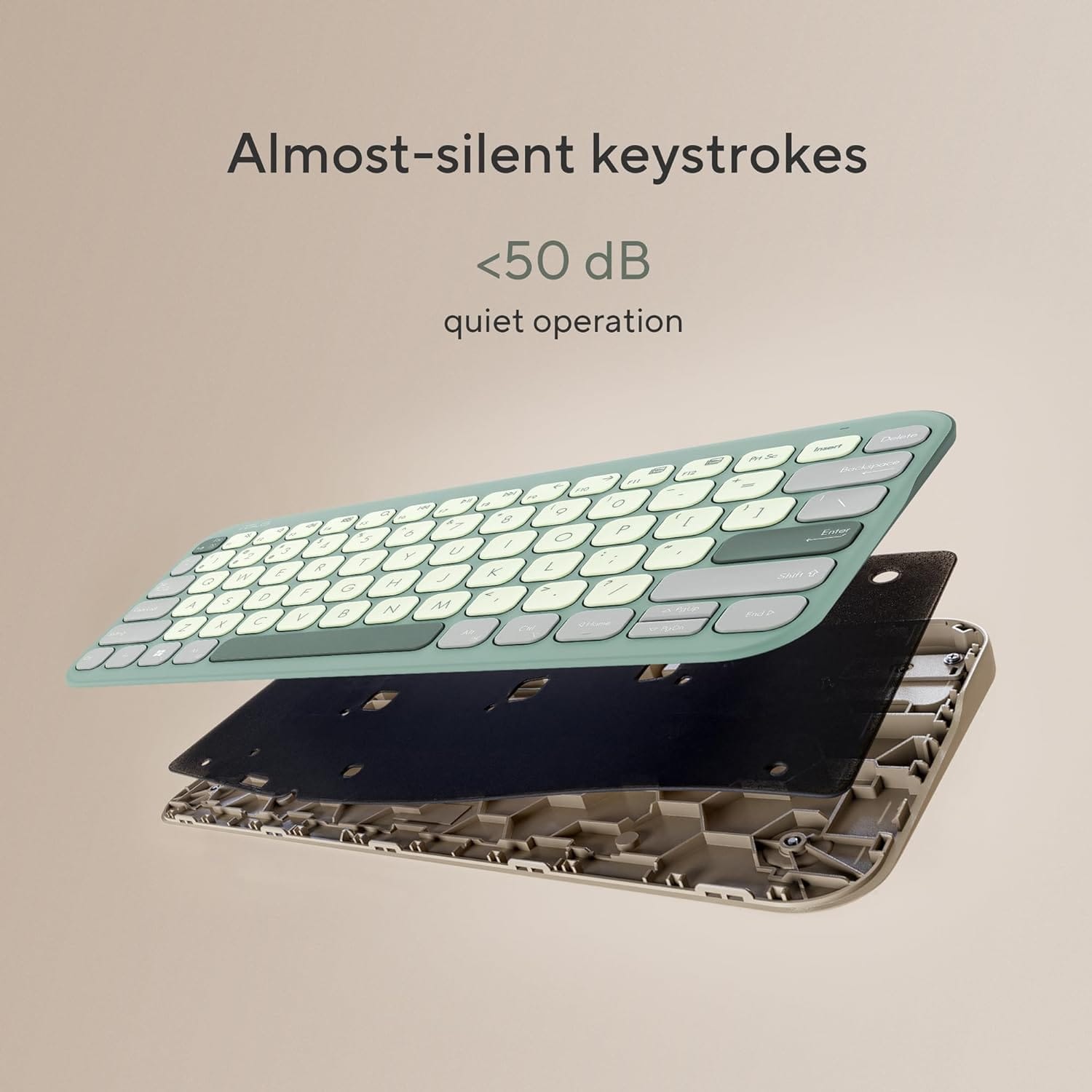 Asus Marshmallow KW100 Bluetooth Multi-device Keyboard - Image 2
