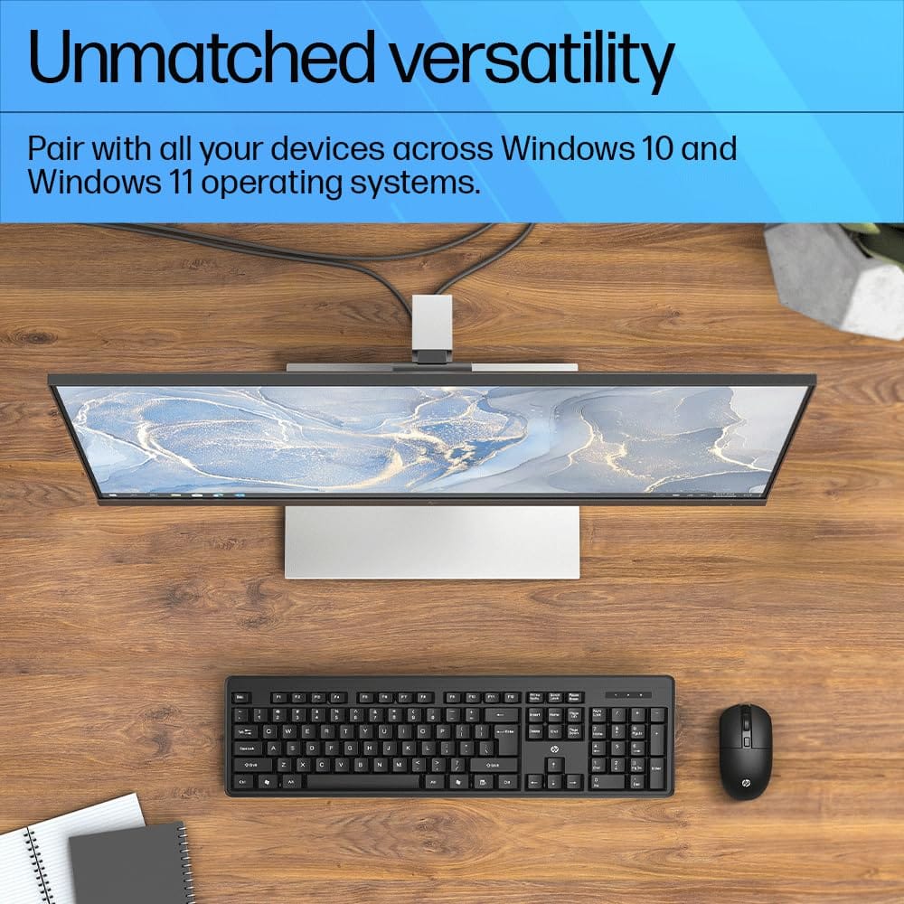 HP KM200 Wireless Desktop Keyboard??(Black) - Image 2