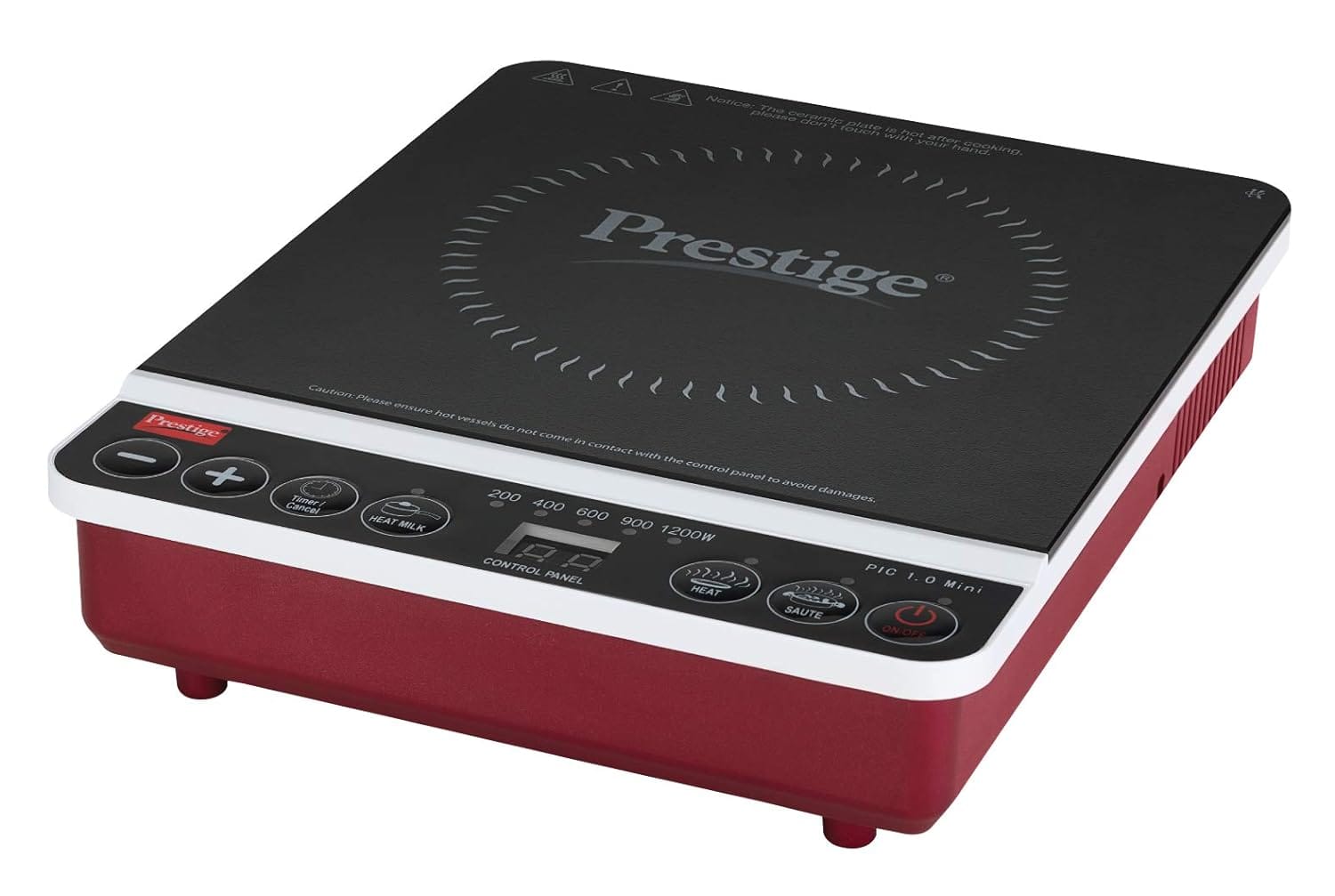 Prestige Travel Induction Cooktop Induction Cooktop??(Black, Push Button)