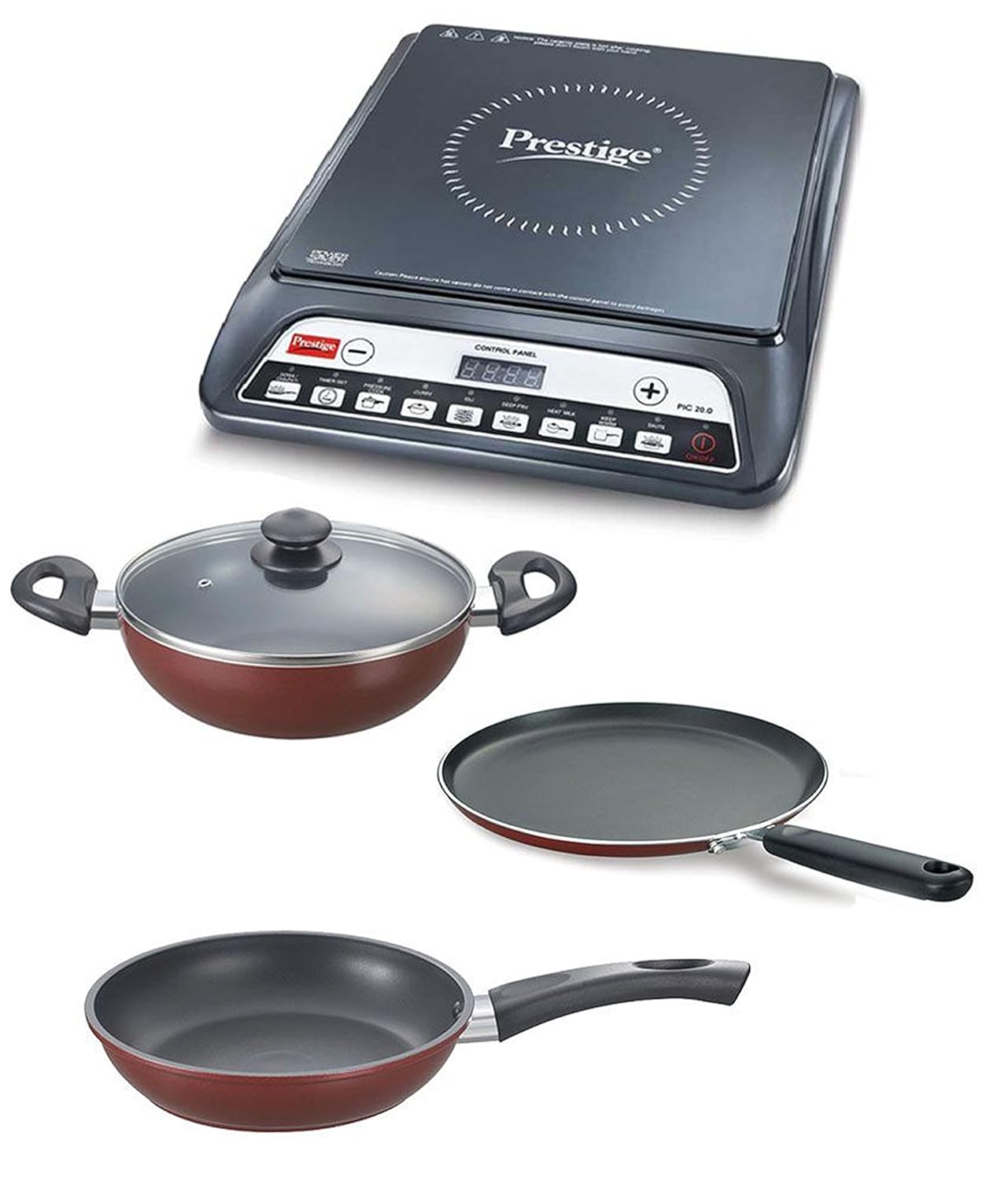 Prestige PIC 20.0 1600 W Induction Cooktop??(Black, Push Button)