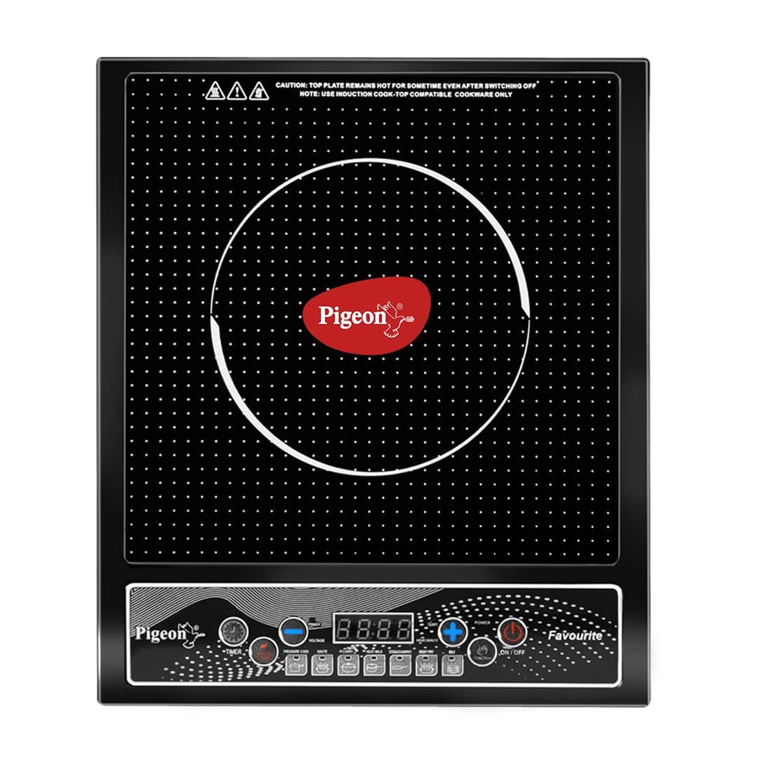 Pigeon Favourite IC 1800 W Induction Cooktop??(Black, Push Button)