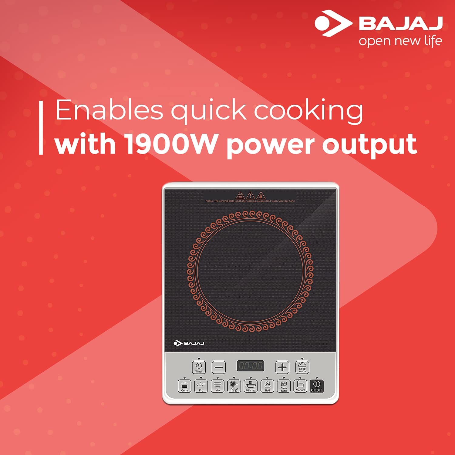 Bajaj Icx Pearl Induction Cooktop??(Black, White, Push Button) - Image 2