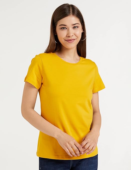 Classic Pack 2 Women's Cotton Regular Fit T-Shirt - Image 2