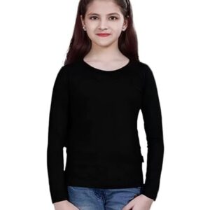 Black Round Neck Full Sleeve T-Shirt