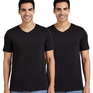 Pack of 2 Men Regular Fit T-Shirt