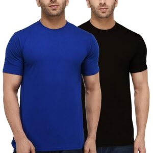 Pack Of 2 Men Round Neck Regular Fit T-Shirt