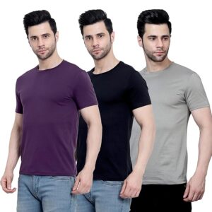 Multi Men Regular Fit Multi Pk 3 T-Shirts