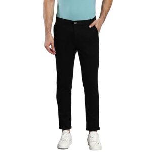 Black Men Regular Casual Pants