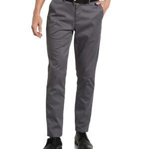Grey Men Slim Fit Casual Pants