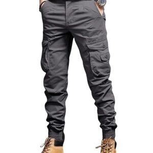 Grey Men Cargo Pants