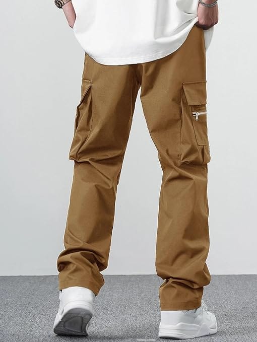 Khakhi Men Cotton Cargo Pants - Image 2