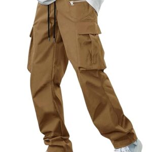Khakhi Men Cotton Cargo Pants