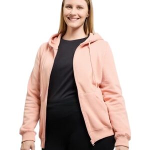 Women Full Sleeves Peach Jacket