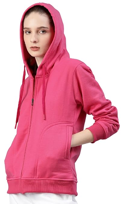 Women Solid Cotton Rani Hooded - Image 3