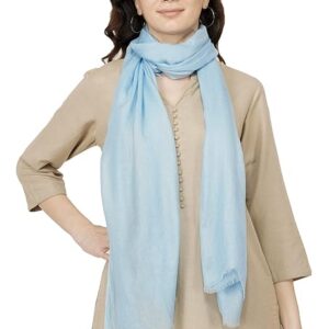 Women's Stylish Light Blue Scarf