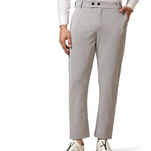 Men's Regular Casual Grey Pants