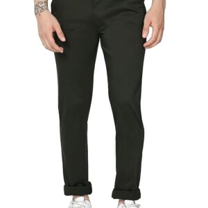 Men's Soft Cotton Bottle Green Pant