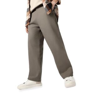 Men's Loose Baggy Grey Trousers