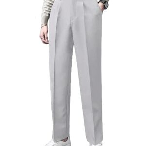 Men Formal Korean Grey Pant