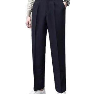 Men Formal Korean Navy Blue Pant