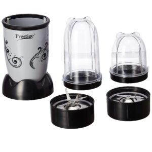 Prestige 41390 Express Grinder - PEX 3.0 350 Juicer Mixer Grinder (2 Jars, Silver)