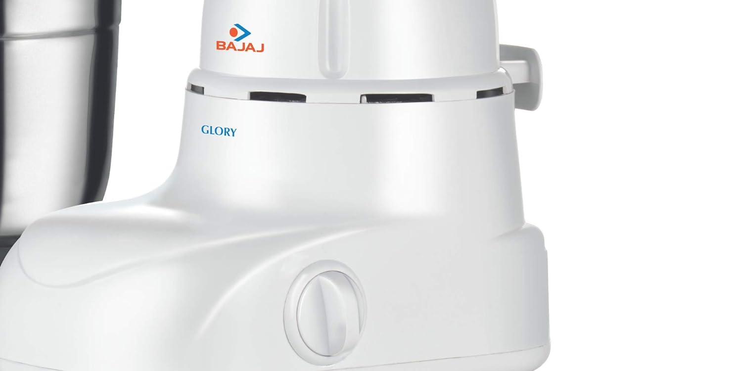 Bajaj GLORY 500 WATT 500 W Mixer Grinder (3 Jars, White) - Image 3