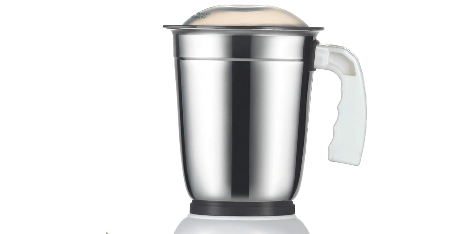 Bajaj GLORY 500 WATT 500 W Mixer Grinder (3 Jars, White) - Image 2