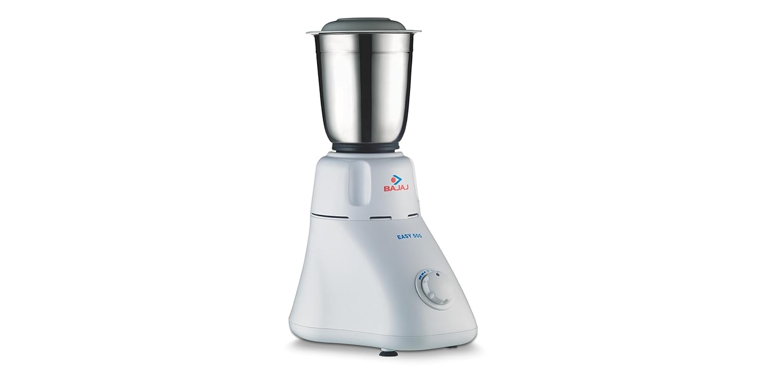 Bajaj Easy New Modal Watt 500 Mixer Grinder (3 Jars, White) - Image 2