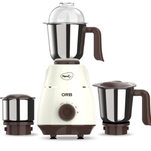 Pigeon 15597 ORB 750 Mixer Grinder (3 Jars, White)