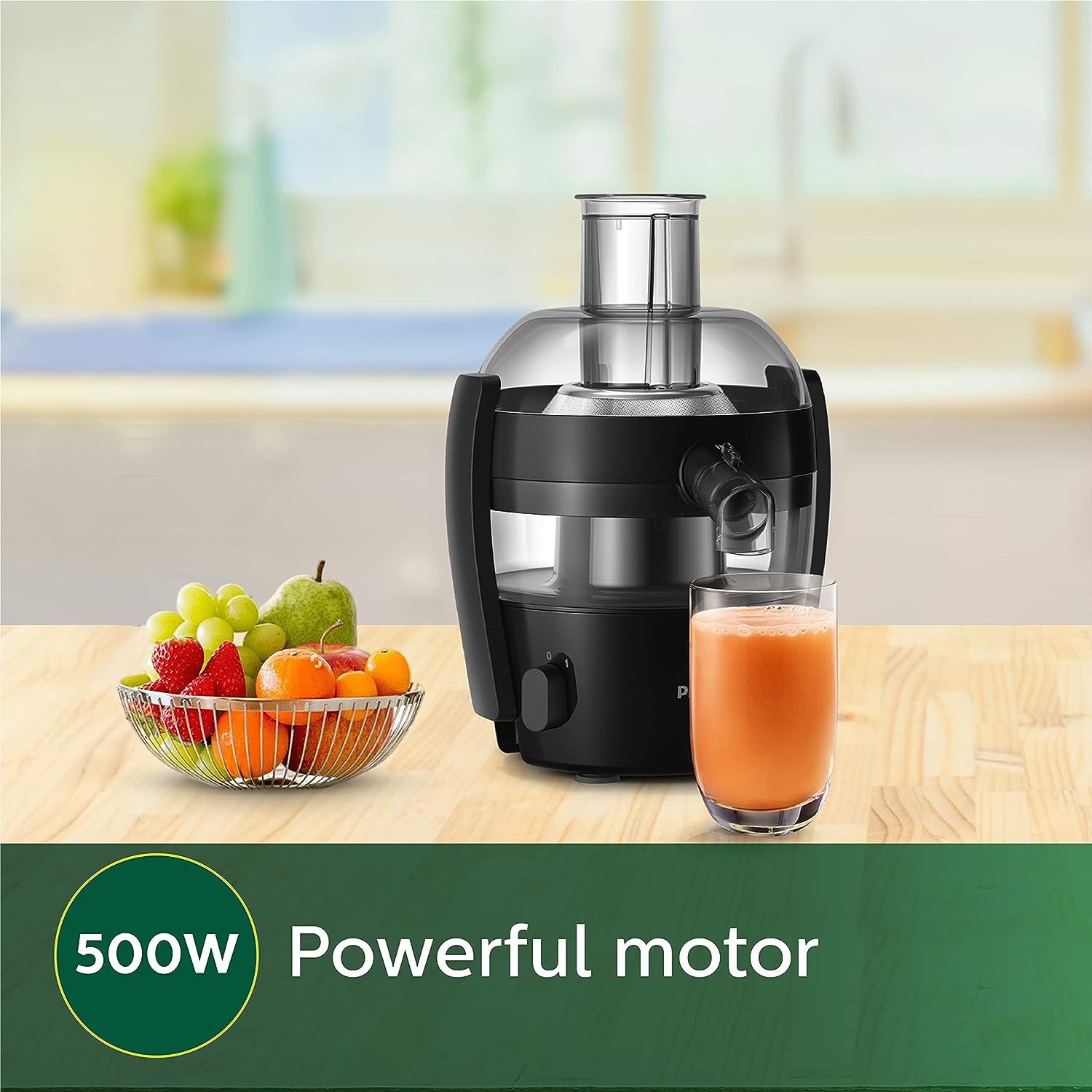 Philips HR1832/00 500 W Juicer (1 Jar, Ink Black) - Image 3