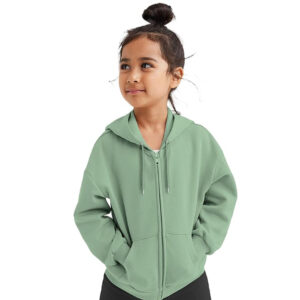 Girl's Soft Cotton Pista Hooded