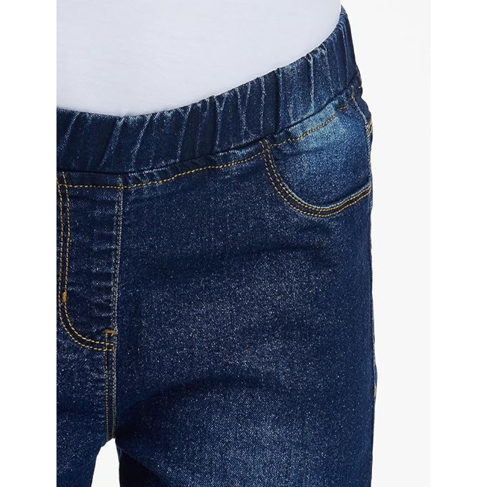 Girls Slim Fit Denim Dark Blue Jeans - Image 2