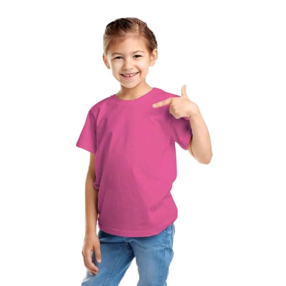 Girls Short Sleeve Pink T-Shirt