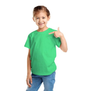 Girls Short Sleeve Light Green T-Shirt