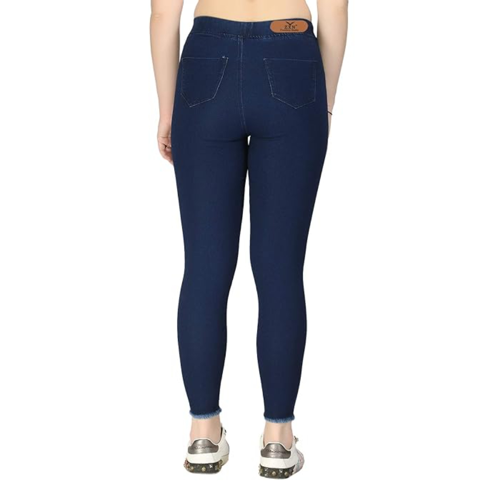 Clothing Women's Blue Regular Fit Jeans - Image 2