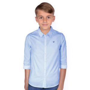 Plain Sky Blue Colour Boy's Shirt