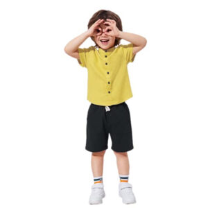 Plain Yellow Kids Shirt for Boys