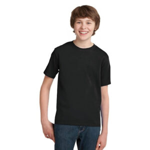 Solid Plain Black T- Shirt for Boys