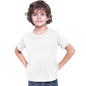 Kids Unisex White T-Shirt for Baby Boys & Girls