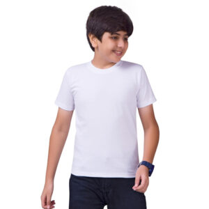Cotton Plain White Half Sleeves Vest for Unisex