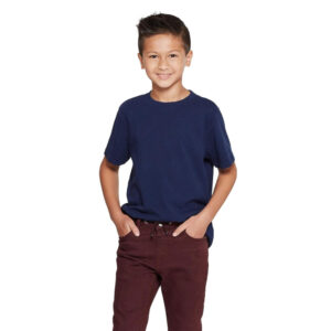 Cliths Boys Plain Navy Blue Cotton Tshirt