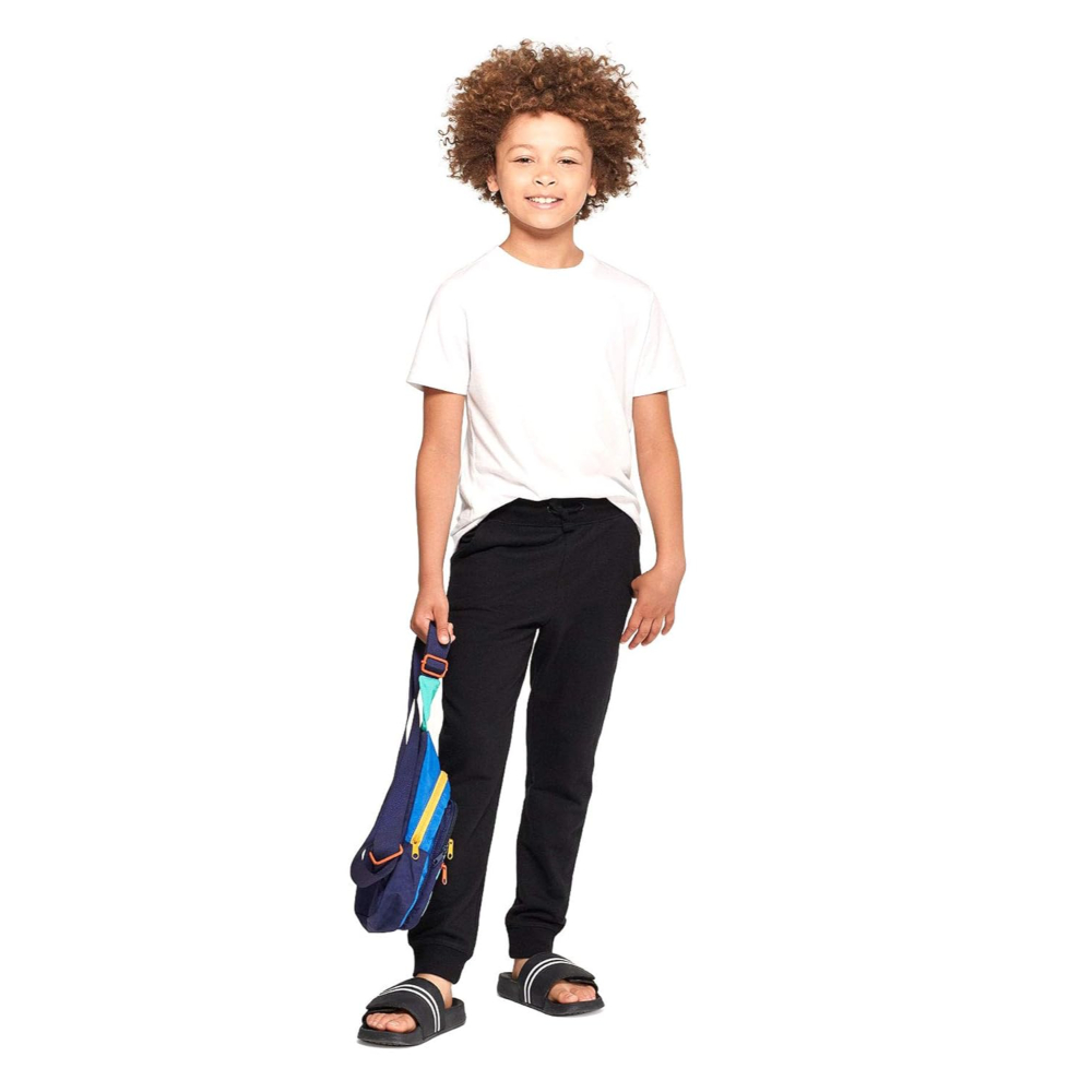 Cliths Boys Plain White Cotton Tshirt - Image 2