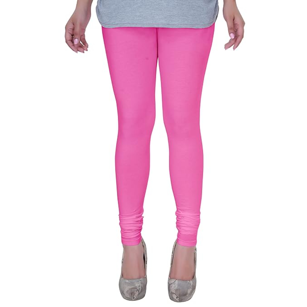 Plus Size Ultra Soft Churidar Cotton Lycra Leggings - Image 2